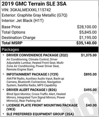 2019 GMC Terrain SLE