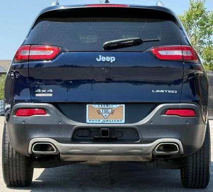 True Blue Pearlcoat 2016 Jeep Cherokee Limited