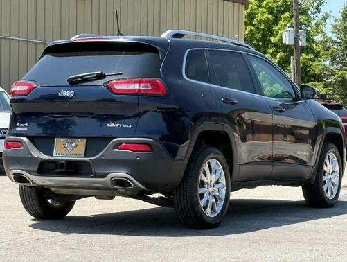 True Blue Pearlcoat 2016 Jeep Cherokee Limited