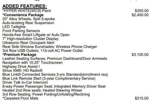 2021 Hyundai PALISADE SEL