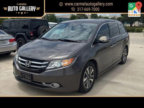 Smoky Topaz Metallic 2014 Honda Odyssey Touring Elite