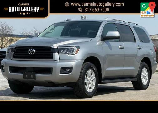 Silver Sky Metallic 2019 Toyota Sequoia SR5