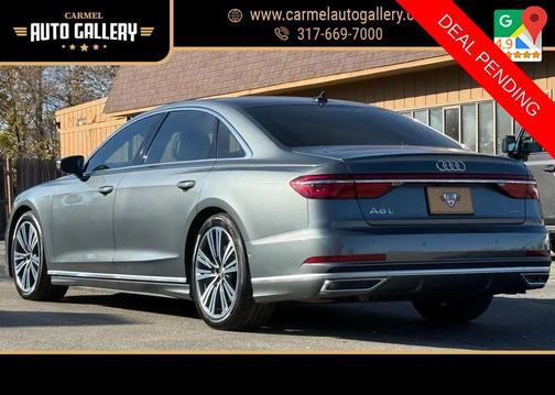 Monsoon Gray Metallic 2020 Audi A8 L 60