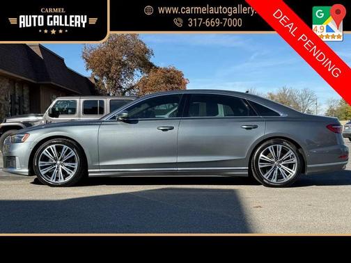 Monsoon Gray Metallic 2020 Audi A8 L 60
