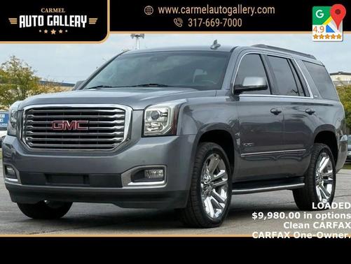 Satin Steel Metallic 2018 GMC Yukon SLT