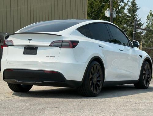 Pearl White Multi-Coat 2021 Tesla Model Y Performance Dual Motor All-Wheel Drive