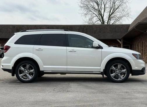 Pearl White Tri-Coat 2016 Dodge Journey Crossroad
