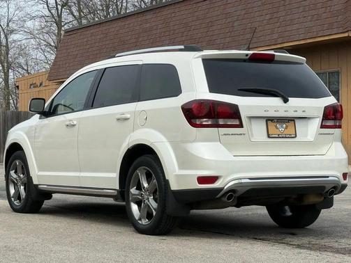 Pearl White Tri-Coat 2016 Dodge Journey Crossroad