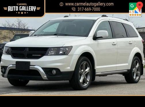 Pearl White Tri-Coat 2016 Dodge Journey Crossroad