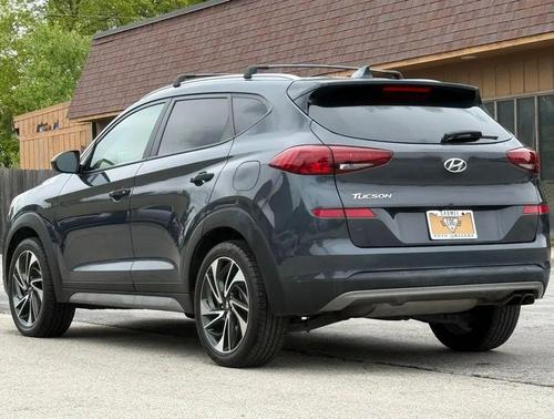 Dusk Blue 2021 Hyundai TUCSON Sport