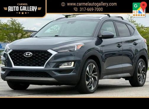 Dusk Blue 2021 Hyundai TUCSON Sport