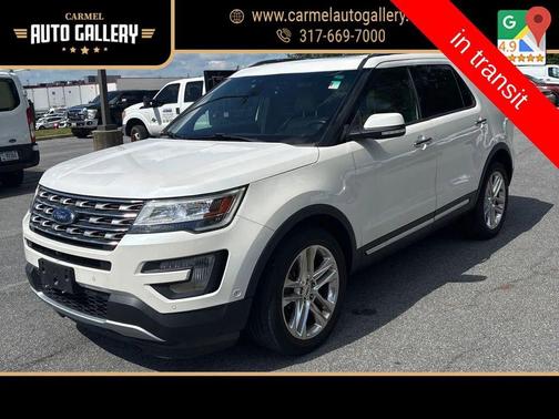 White Platinum Clearcoat Metallic 2016 Ford Explorer Limited