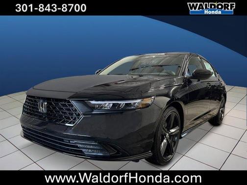 Crystal Black Pearl 2026 Honda Accord Hybrid Sport-L