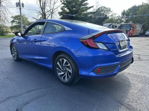 Aegean Blue Metallic 2017 Honda Civic LX
