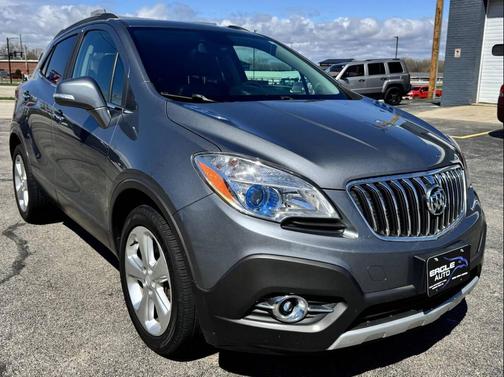 Satin Steel Gray Metallic 2015 Buick Encore Leather