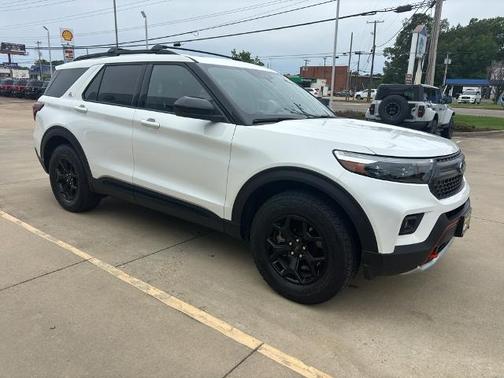 STAR WHITE MET TRI-COAT 2023 Ford Explorer TIMBERLINE