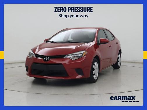 Red 2014 Toyota Corolla LE