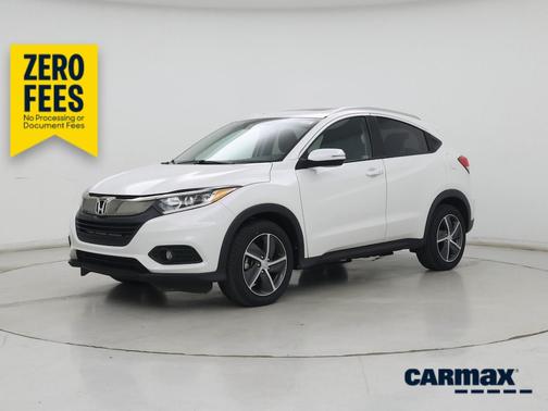 White 2022 Honda HR-V EX