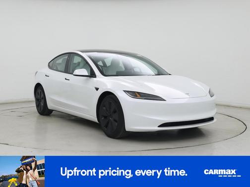 White 2025 Tesla Model 3 Long Range