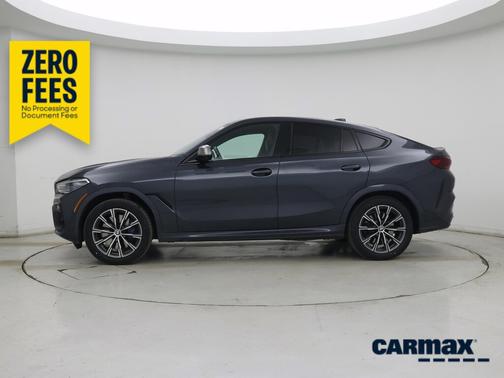 Gray 2021 BMW X6 M50i