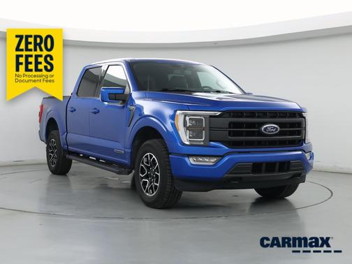 Blue 2021 Ford F-150 Lariat