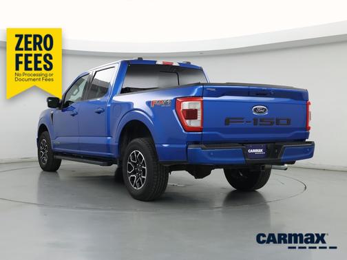 Blue 2021 Ford F-150 Lariat