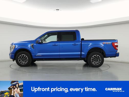 Blue 2021 Ford F-150 Lariat