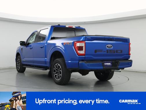 Blue 2021 Ford F-150 Lariat