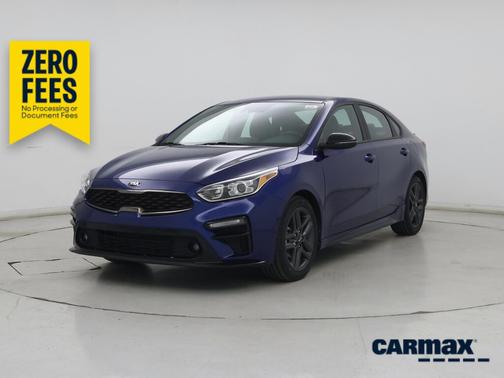 Blue 2021 Kia Forte GT-Line