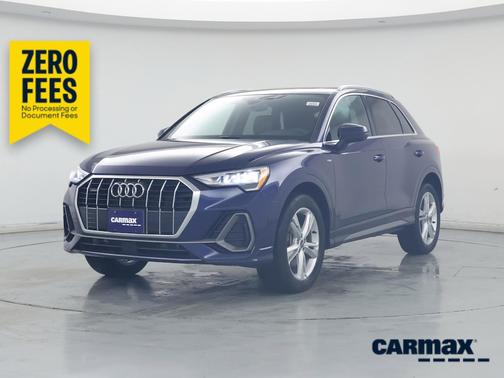 Blue 2022 Audi Q3 S-Line Premium