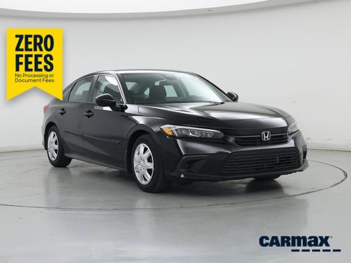 Black 2023 Honda Civic LX