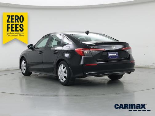 Black 2023 Honda Civic LX
