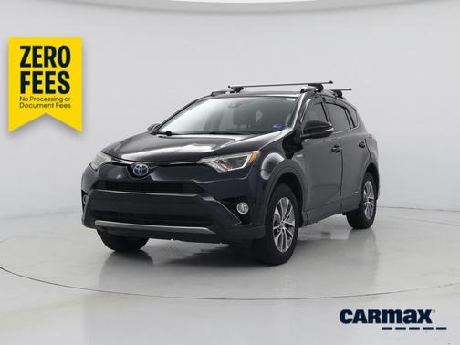 Black 2018 Toyota RAV4 Hybrid XLE