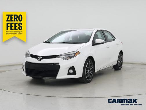White 2016 Toyota Corolla S Plus