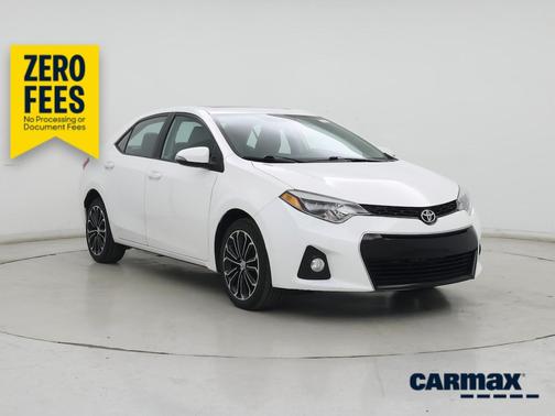 White 2016 Toyota Corolla S Plus