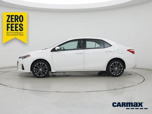 White 2016 Toyota Corolla S Plus