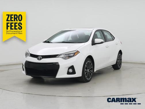 White 2016 Toyota Corolla S Plus