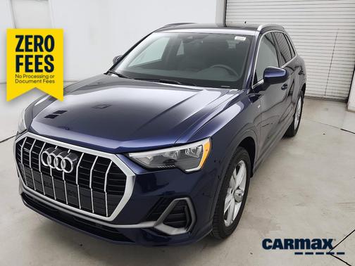 Blue 2022 Audi Q3 S-Line Premium