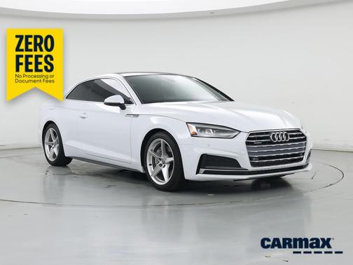 White 2019 Audi A5 Premium Plus