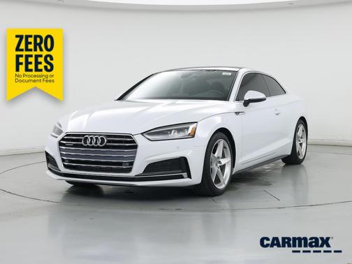 White 2019 Audi A5 Premium Plus