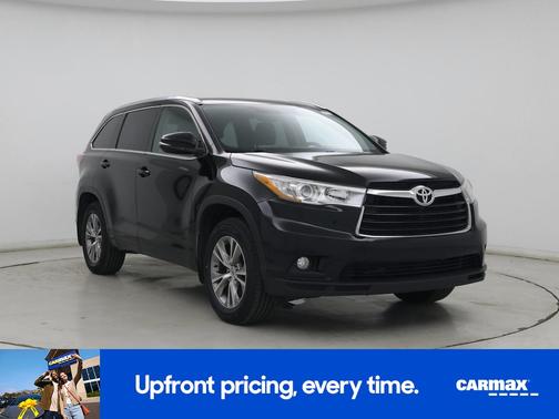 Black 2015 Toyota Highlander XLE