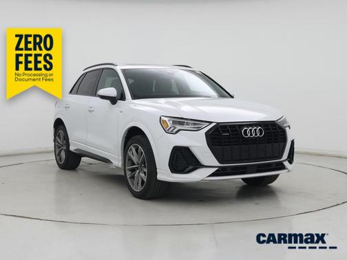 White 2022 Audi Q3 S-Line Premium Plus