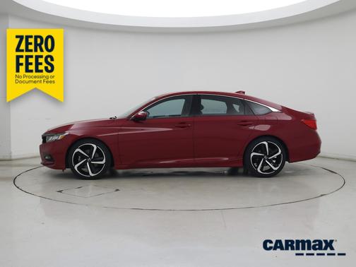 Red 2019 Honda Accord Sport