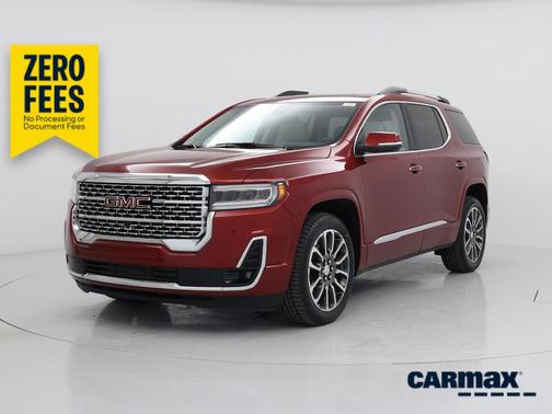Burgundy 2022 GMC Acadia Denali