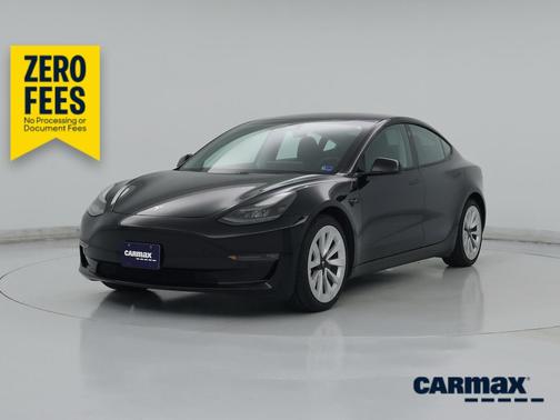 Black 2021 Tesla Model 3 Long Range
