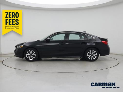 Black 2022 Honda Civic LX