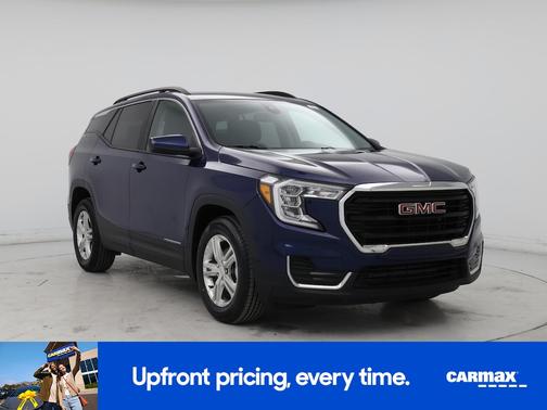 Blue 2022 GMC Terrain SLE
