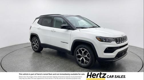 Bright White Clearcoat 2025 Jeep Compass Limited