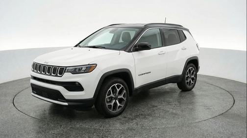 Bright White Clearcoat 2025 Jeep Compass Limited