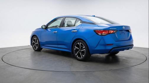 Electric Blue Metallic 2025 Nissan Sentra SV